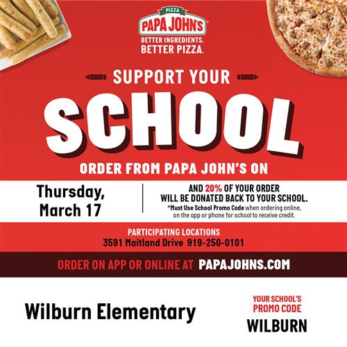 Papa John's Flyer- English